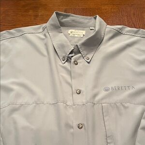 Men’s Beretta lightweight Gray Shirt